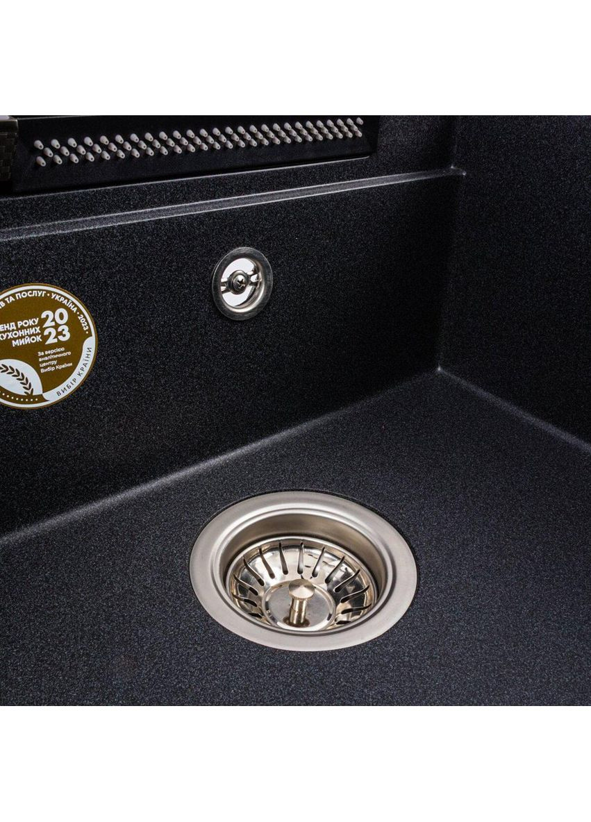 Гранитная мойка 5149 VIVA (карбон) Valeso (342069427)