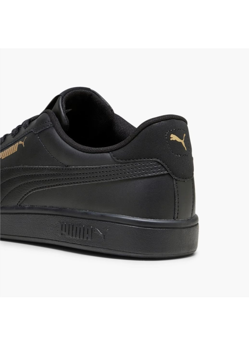 Чорні кеди smash 3.0 l black 390987-10 Puma