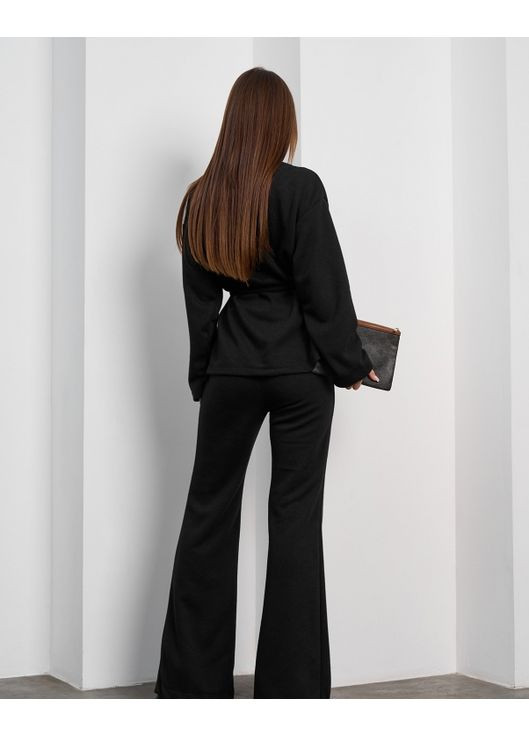 Ангоровый костюм кимоно с брюками клеш ISSA PLUS (366031857)