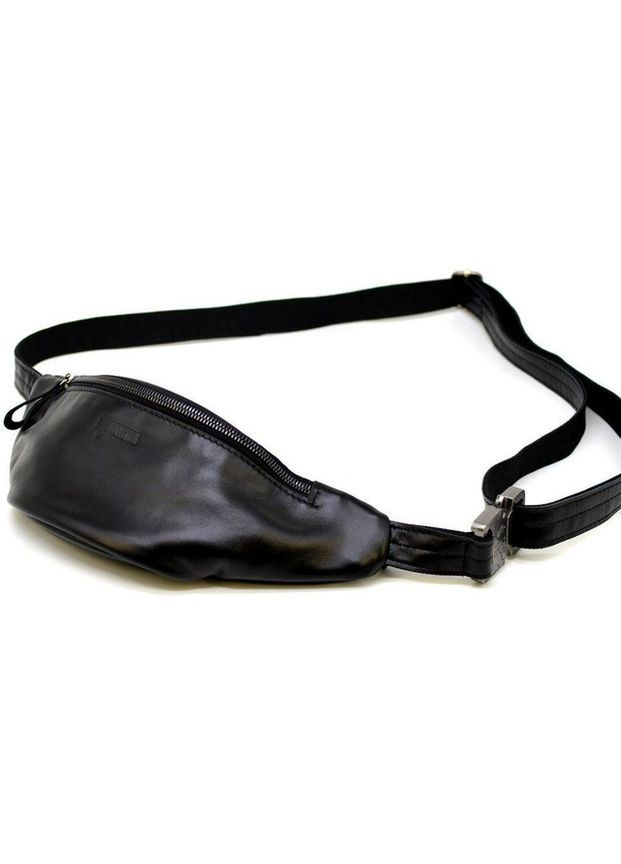 Сумка на пояс через плечо женская для телефона и для документов кожаная средняя Черный 35936 TARWA (337671231)