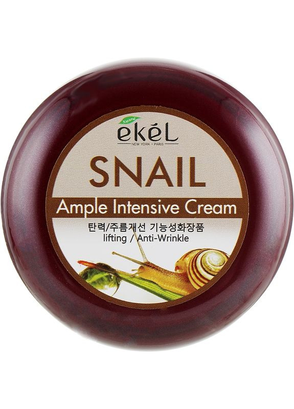 Ekel Крем для обличчя з екстрактом муцину равлика Ample Intensive Cream Snail 100g (2-895695) — Крем, Південна Корея (369797818)