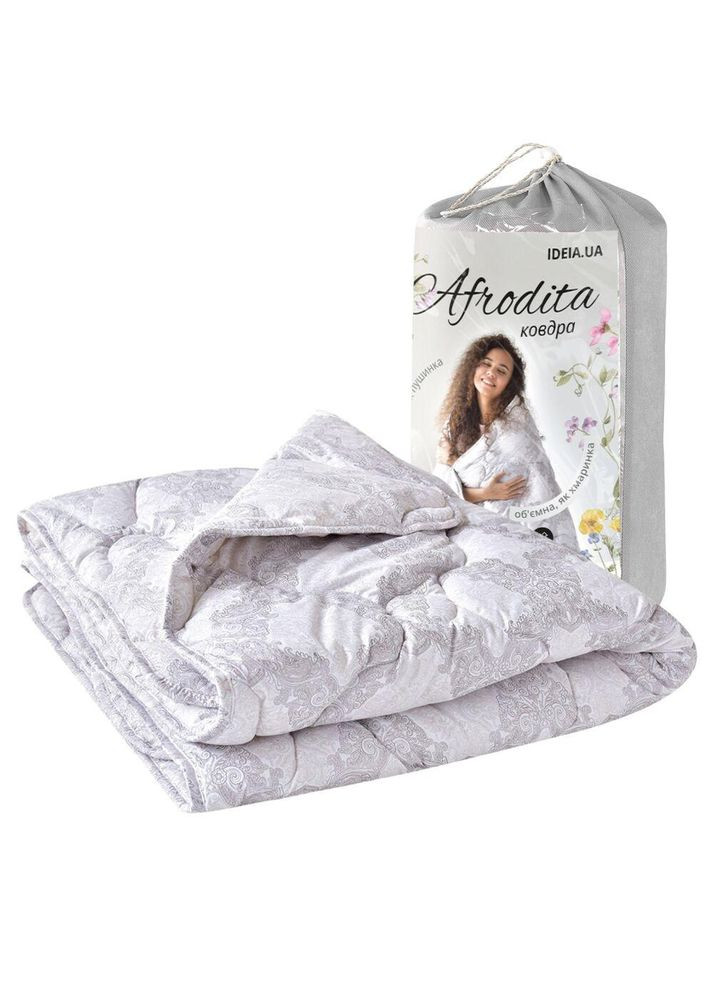 Одеяло летнее евро 200х220 Afrodita искусственный пух, легкое, облегченное, мягкое принт IDEIA (362587123)