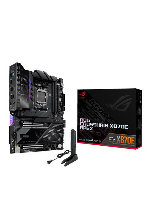 Материнская плата ROG CROSSHAIR X870E APEX sAM5 X870E 4xDDR5 M.2 USB Type-C WiFi BT ATX 90MB1KR0-M0EAY0 Asus (360795731)
