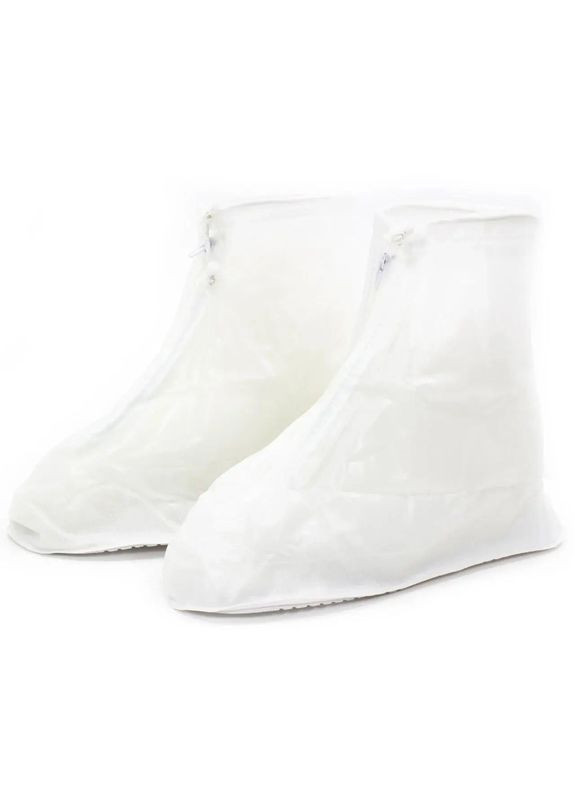 ПВХ бахилы для обуви от воды и грязи SB-101 M 37-38 (White) Lesko (322126675)