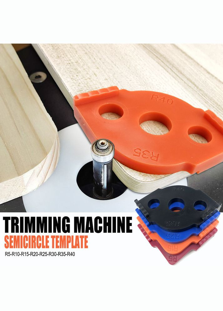 Шаблон для деревообрабатывающего фрезера R35-R40 углового радиуса No Brand (308462552)