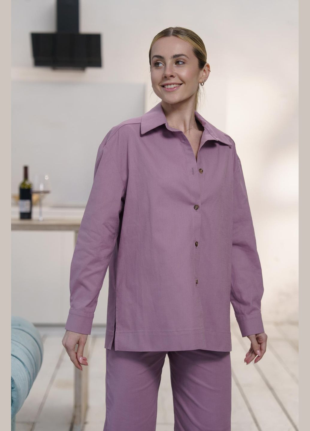 Женский костюм "Alessandra long" сиреневый No Brand (331812717)