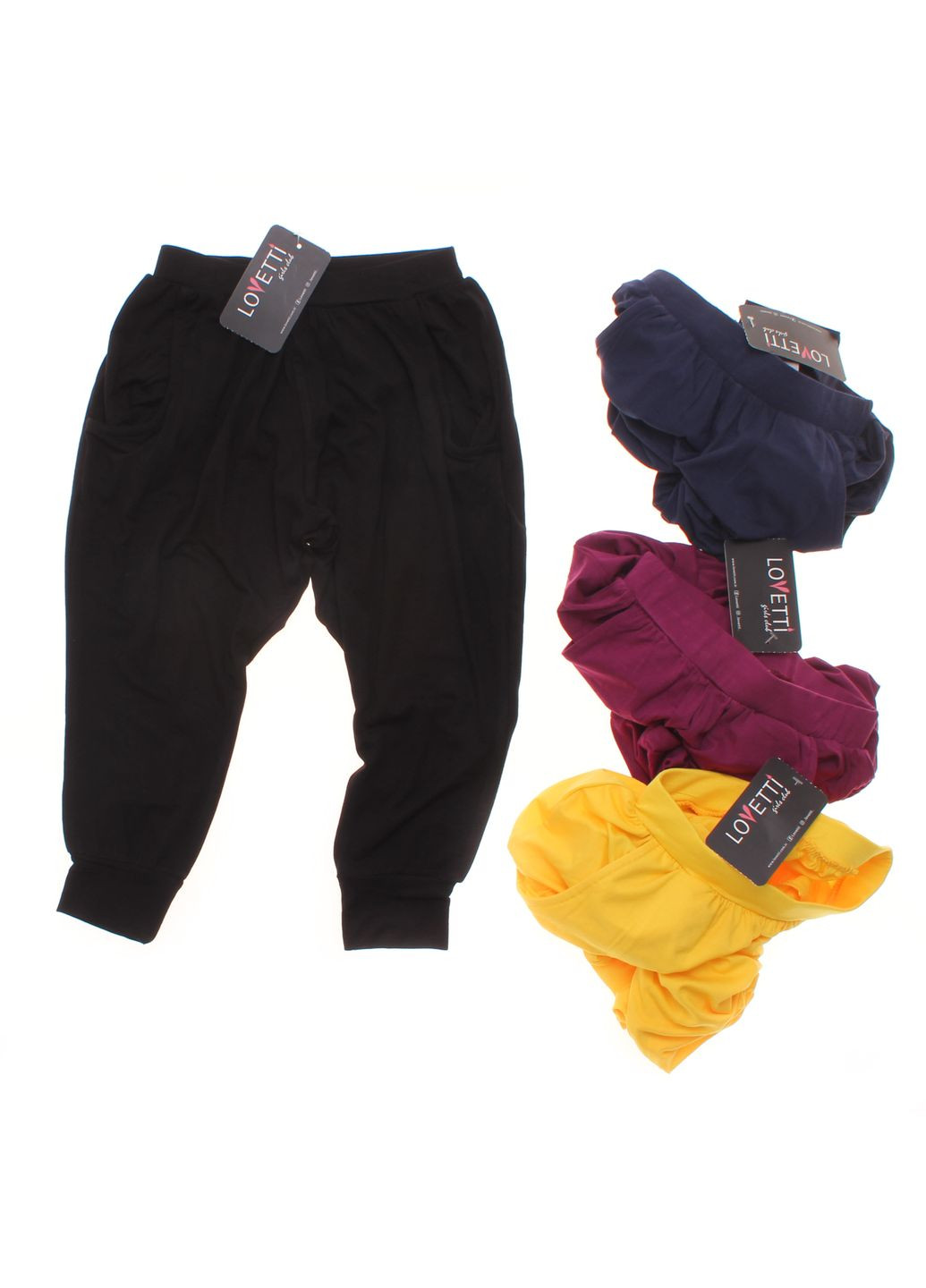 Черные демисезонные брюки Lovetti