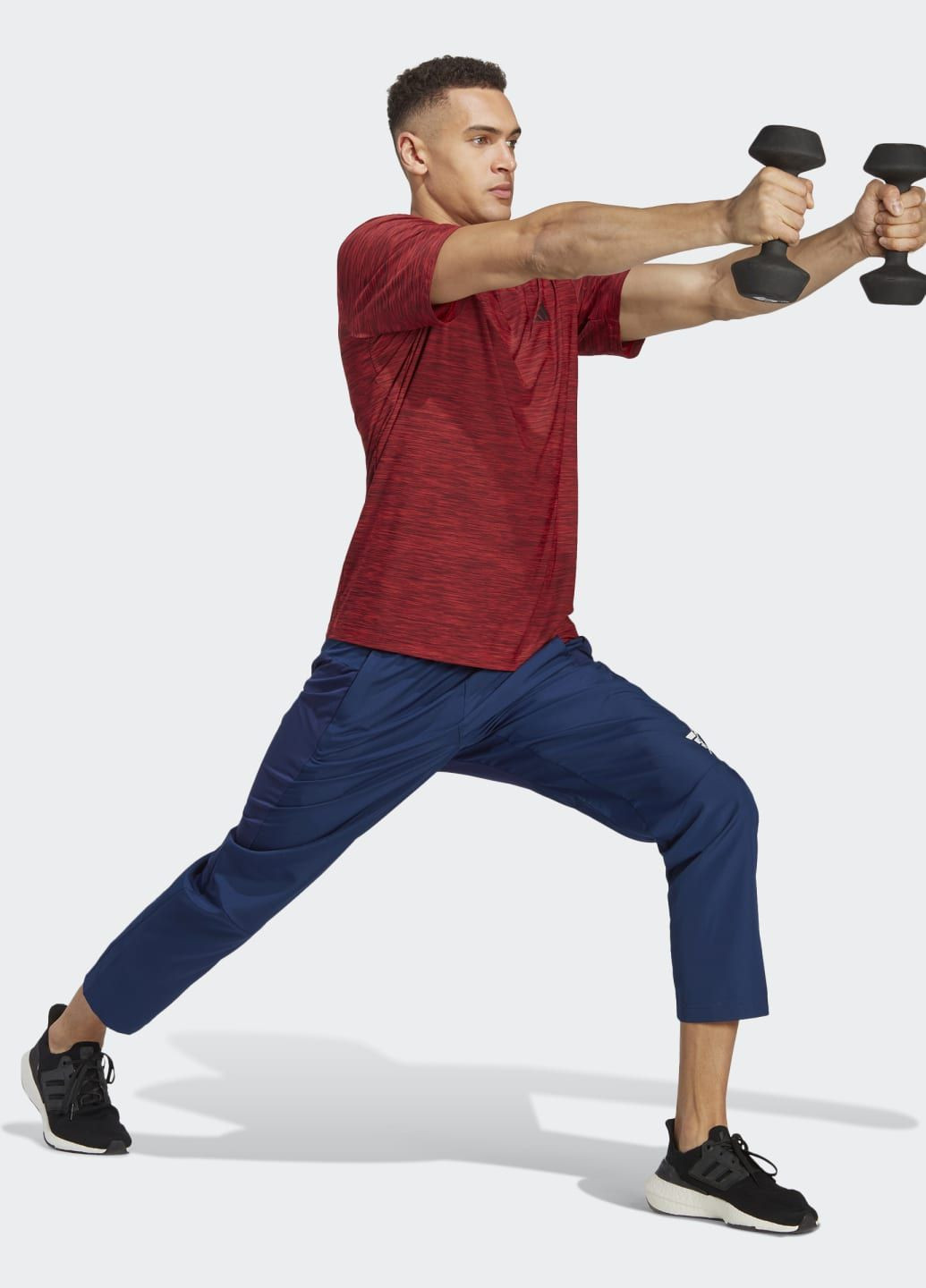 Синие спортивные демисезонные брюки adidas