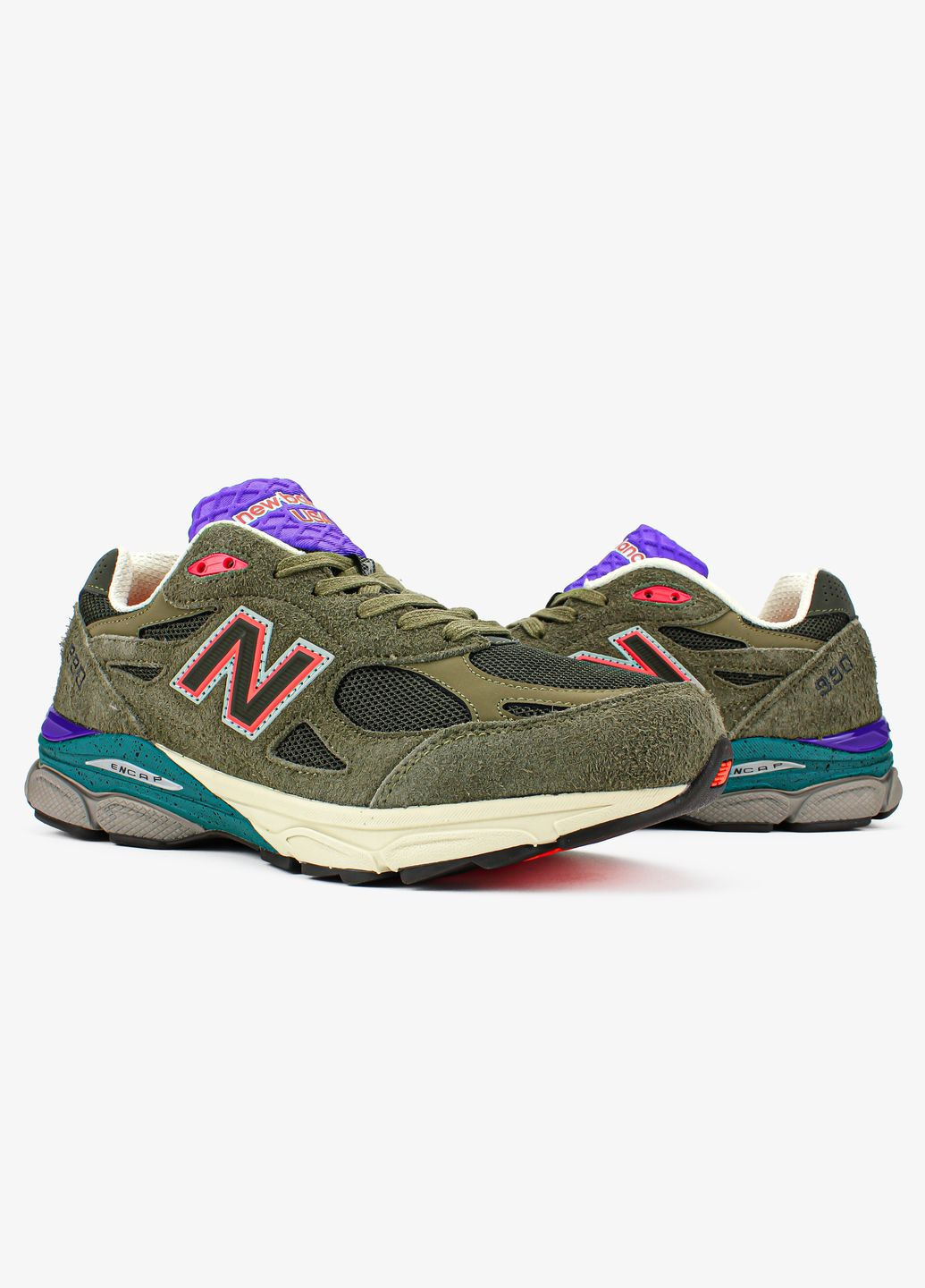 Коричневые всесезонные кроссовки мужские new balance 990 v3 brown | нью беланс 990 коричневые No Brand