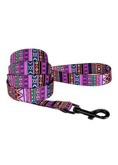 Повідець нейлоновий для собак різних порід та котів Dog Urban Ethnic Purple - 1,6х152 см BronzeDog (327069755)