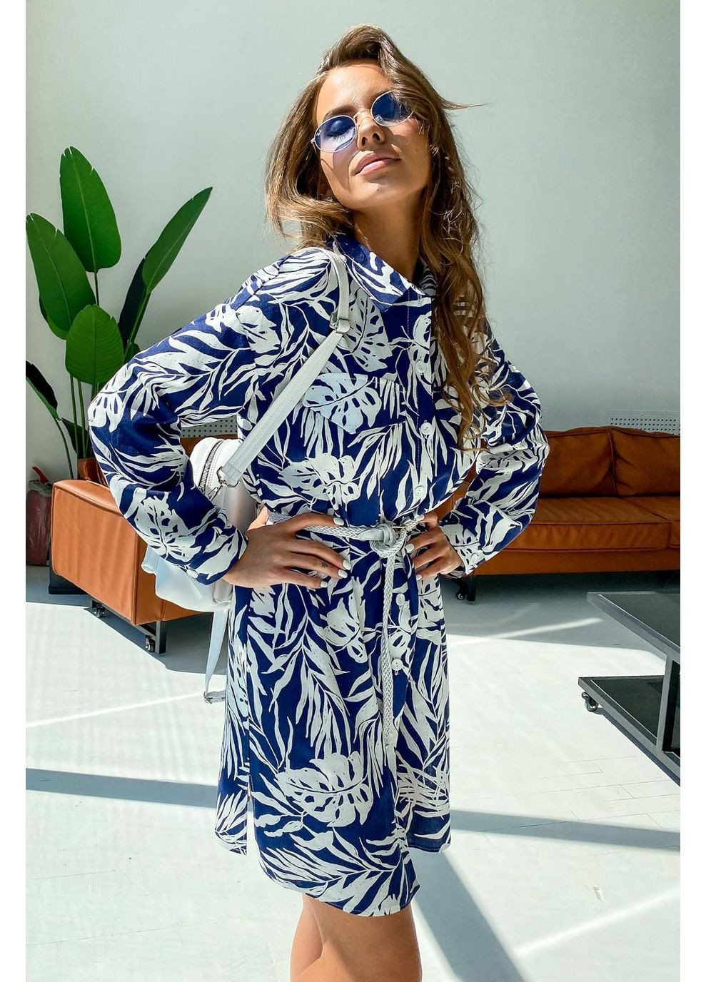 Синее платье 1749.4651 Seventeen