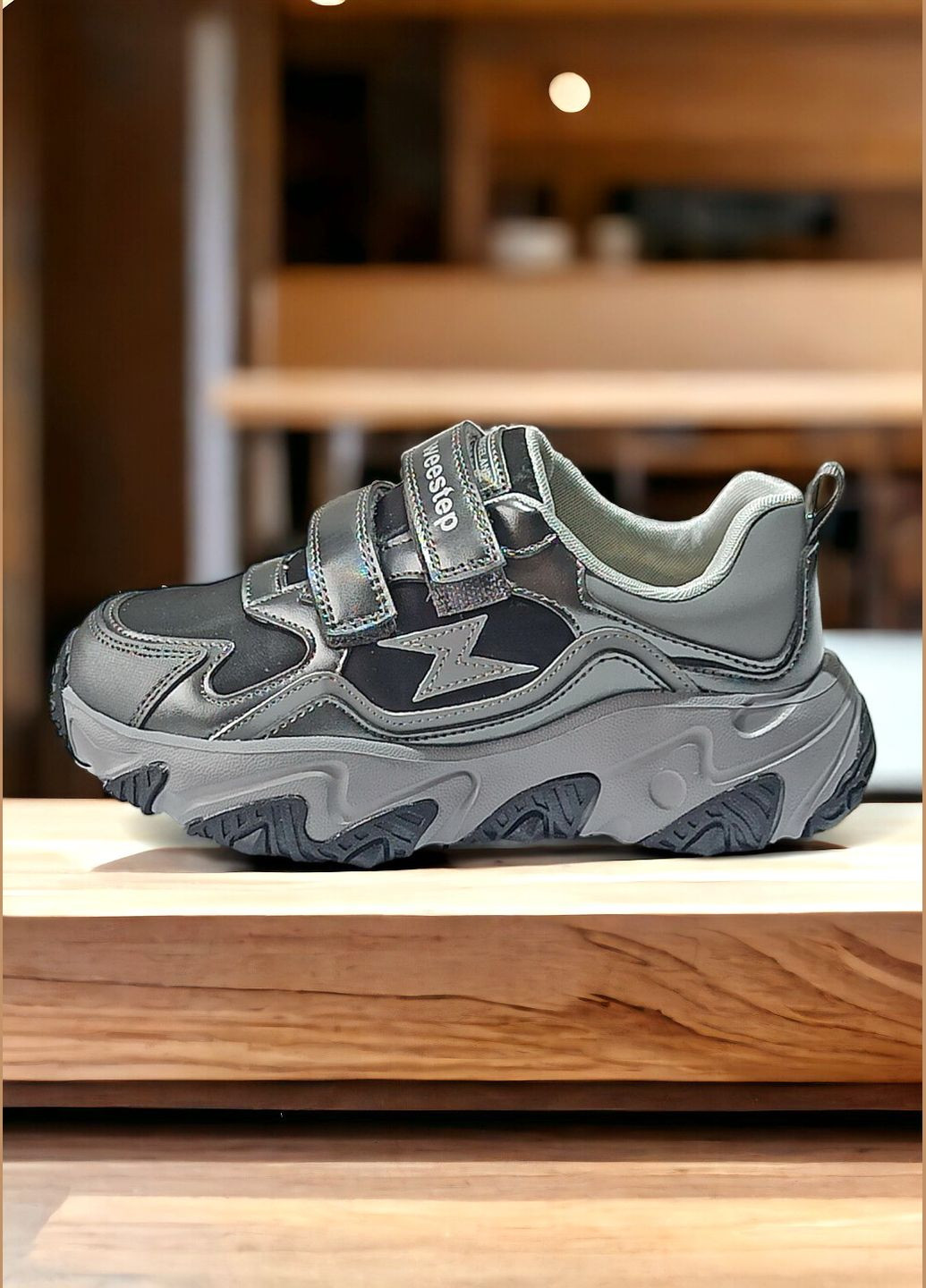 Срібні осінні кросівки для дівчинки 4521тн Weestep