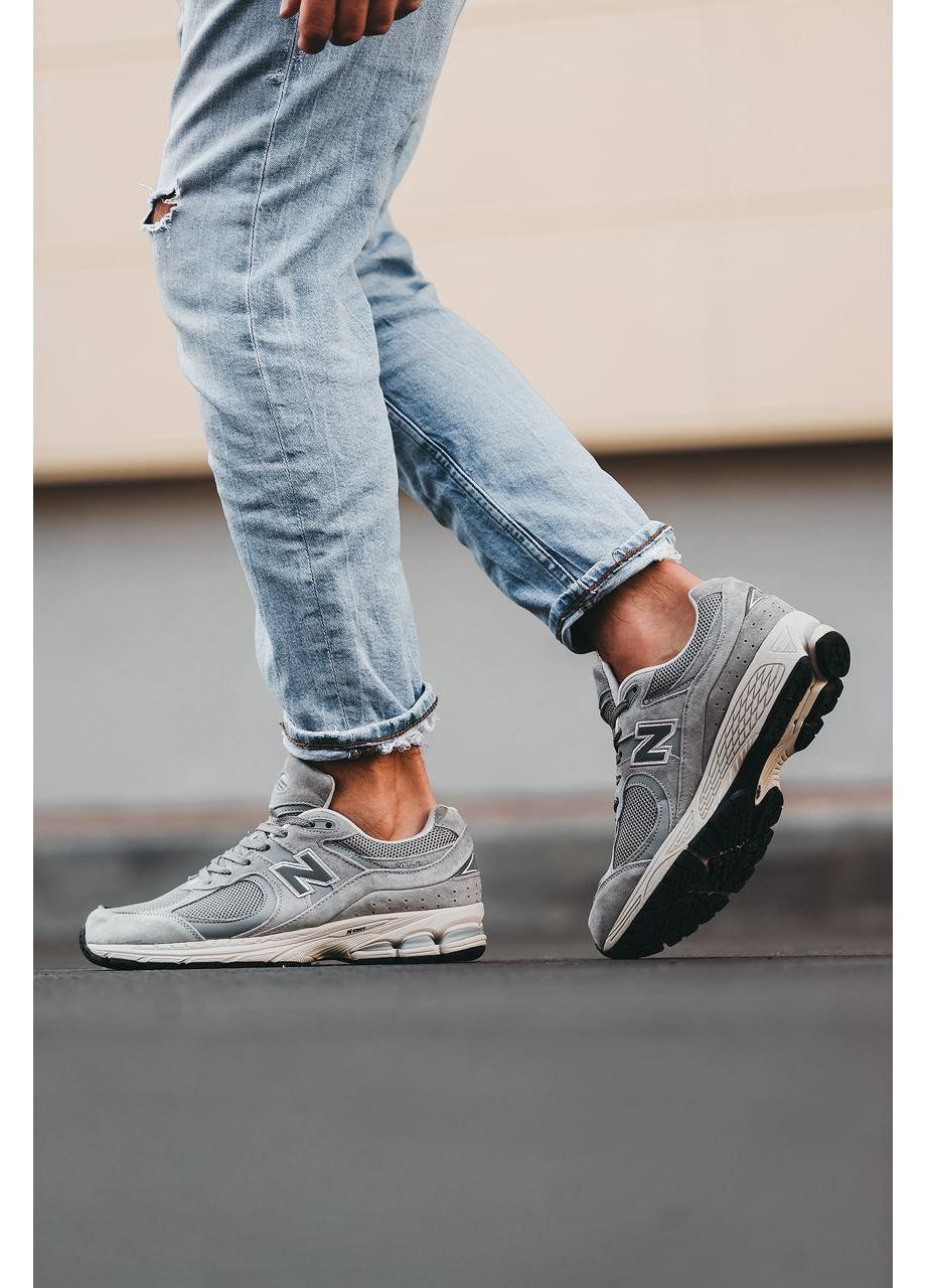 КРОСІВКИ ЖІНОЧІ NEW BALANCE 2002R GREY V2 НЬЮ БЕЛАНС 2002R No Brand сірі демісезони (368869519)