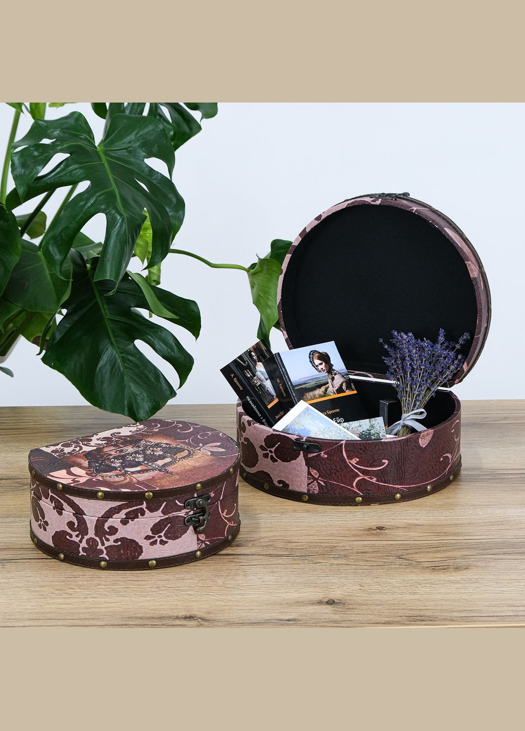 Ящик круглый набор из 2-х - Корона (SH31297) Гранд Презент (322190797)