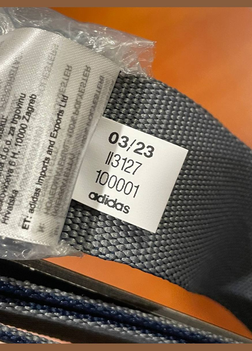 Ремень двусторонний пояс adidas reversible web belt (287340073)