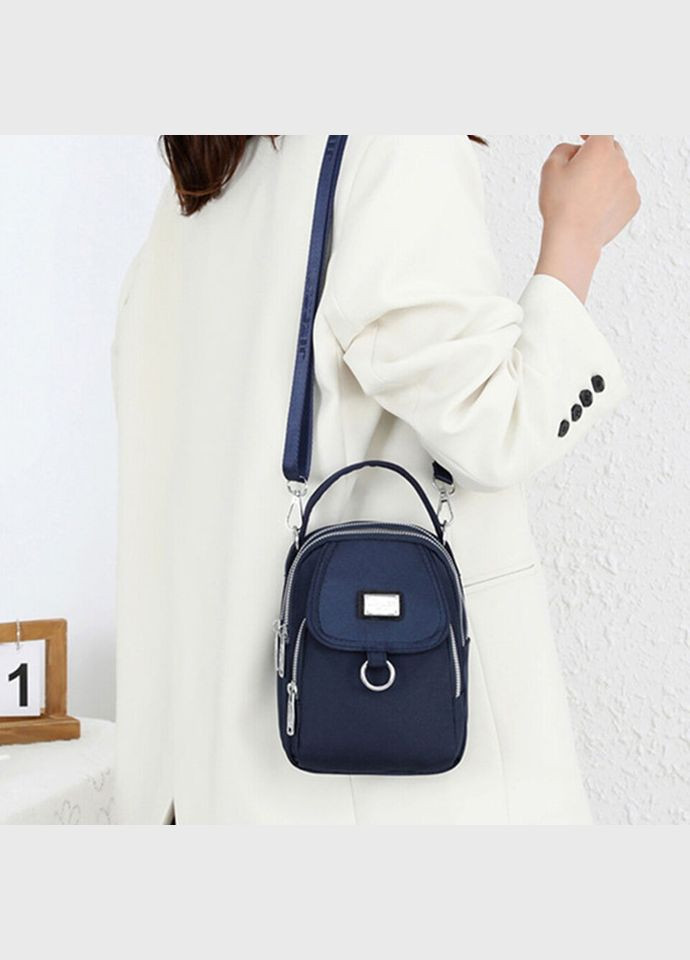 Женская мини-сумка через плечо Livsy Blue Italian Bags (290253816)