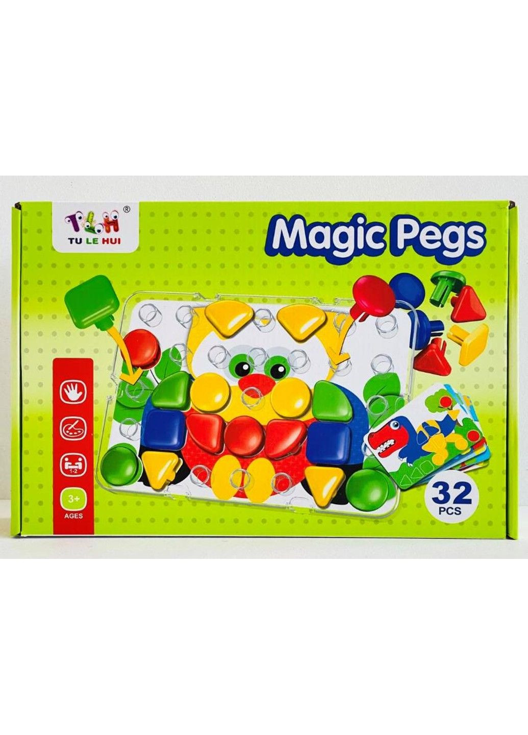 Мозаїка Magic Pegs Животні No Brand (297201124)