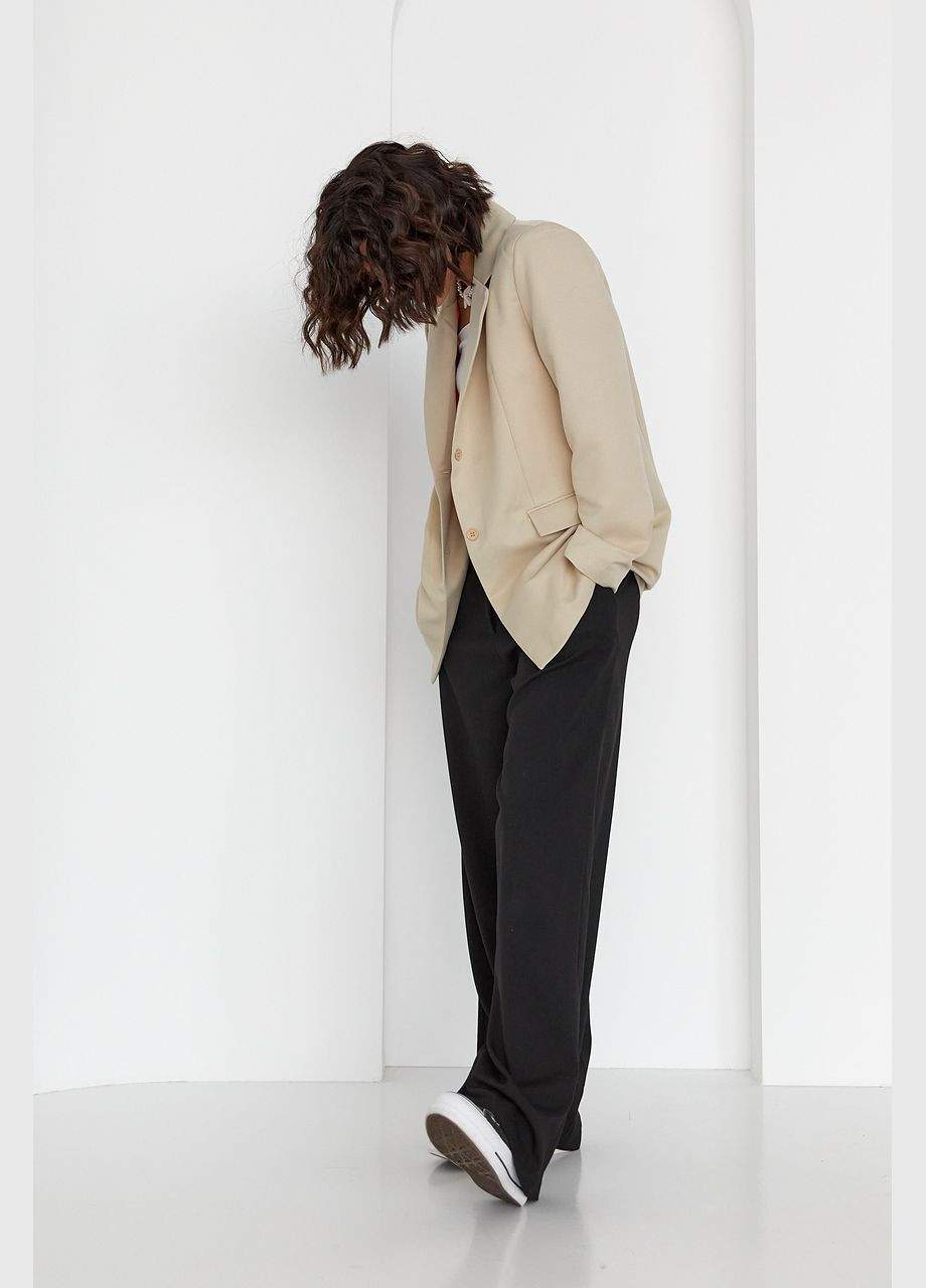 Жіночий піджак з кольоровою підкладкою 6047 Lurex (280910071)