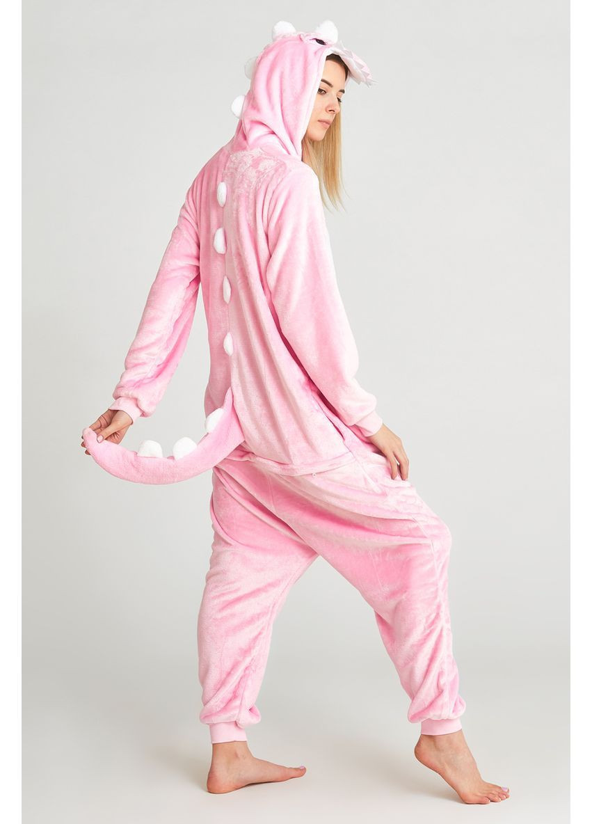 Пижама кигуруми Розовый дракон M (155-165 см) Jamboo (369669449)
