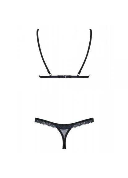 Черный демисезонный комплект 866-set-1 set 2-pcs s/m,, Obsessive