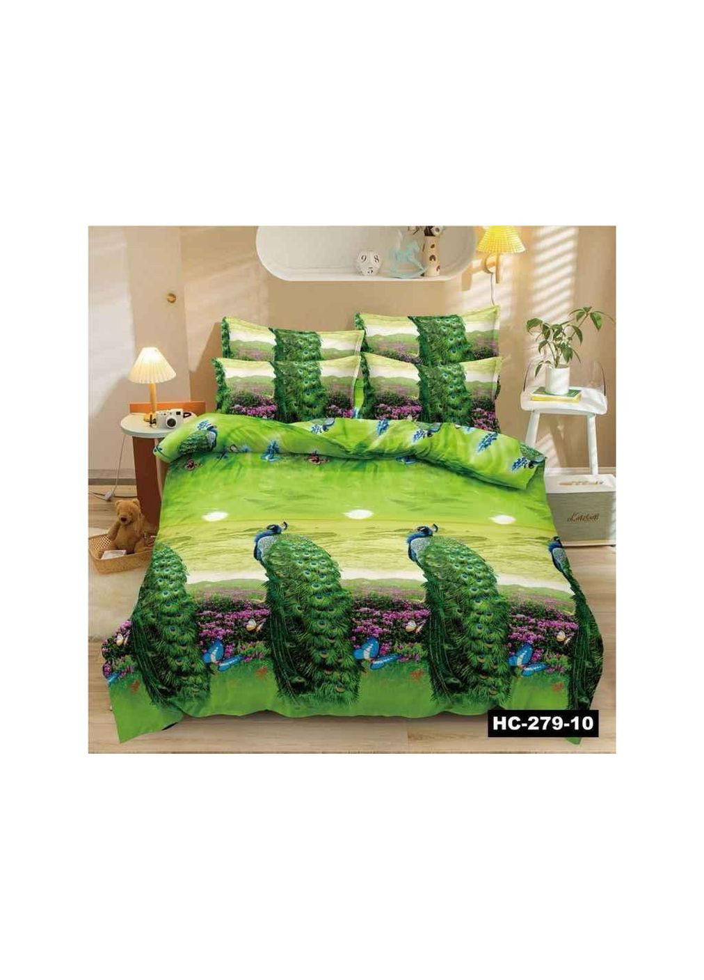 Комплект постільної білизни Євро 70*70 арт.232 полікотон ТМ Constancy (360969087)