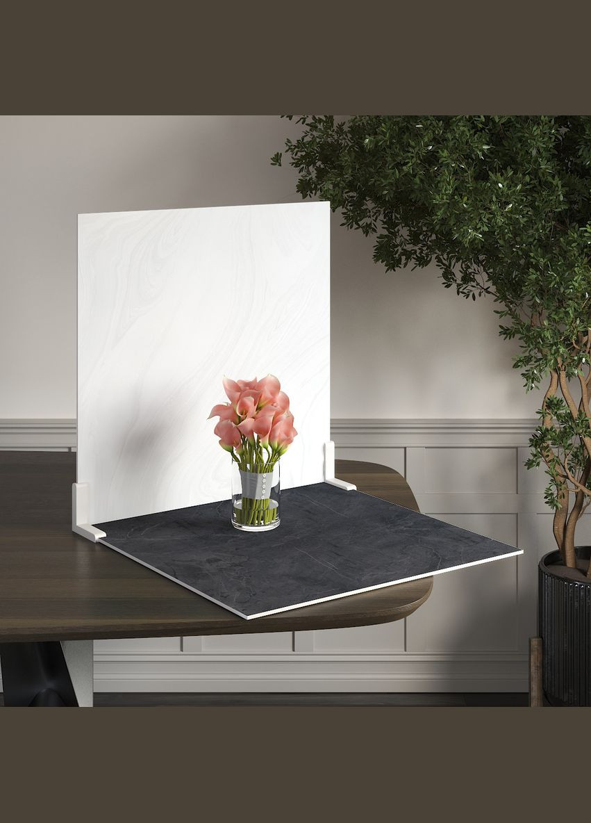 Пластиковий кутовий 2d фотофон, 60x60см - №62210 PolyPlast (354377486)