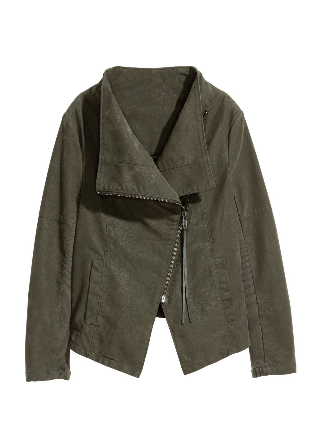 Оливковая (хаки) демисезонная куртка H&M