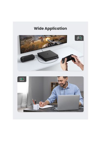 Звуковая плата (80864) Ugreen CM383 gray (370019609)