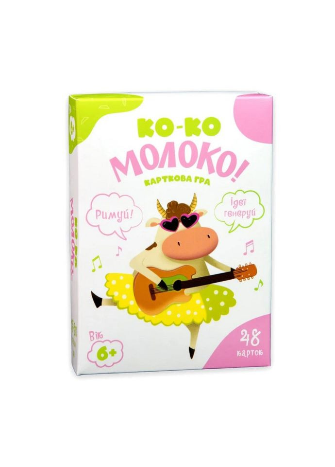 Карточная игра "Ко-ко Молоко" 30386 развлекательная, на украинском языке No Brand (315756579)