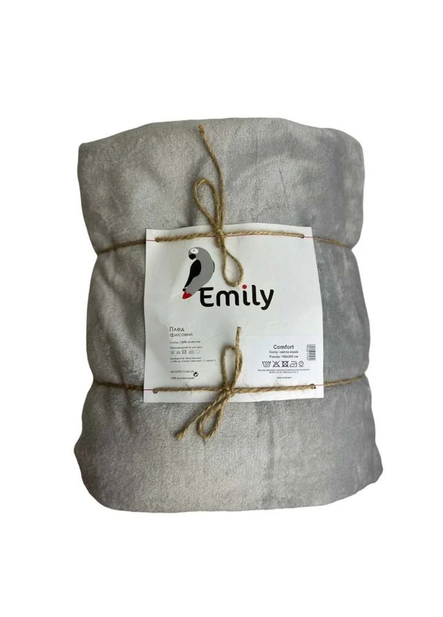 Плед Comfort велсофт 310гм2 светло (94264104) Emily (342122124)