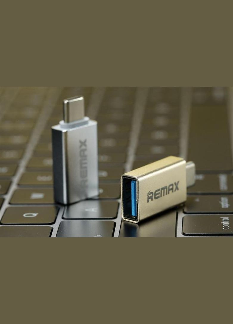 Адаптер Glance USB-USB Type-C RA-OTG1 Silver (2000700004672) Remax (337319341)
