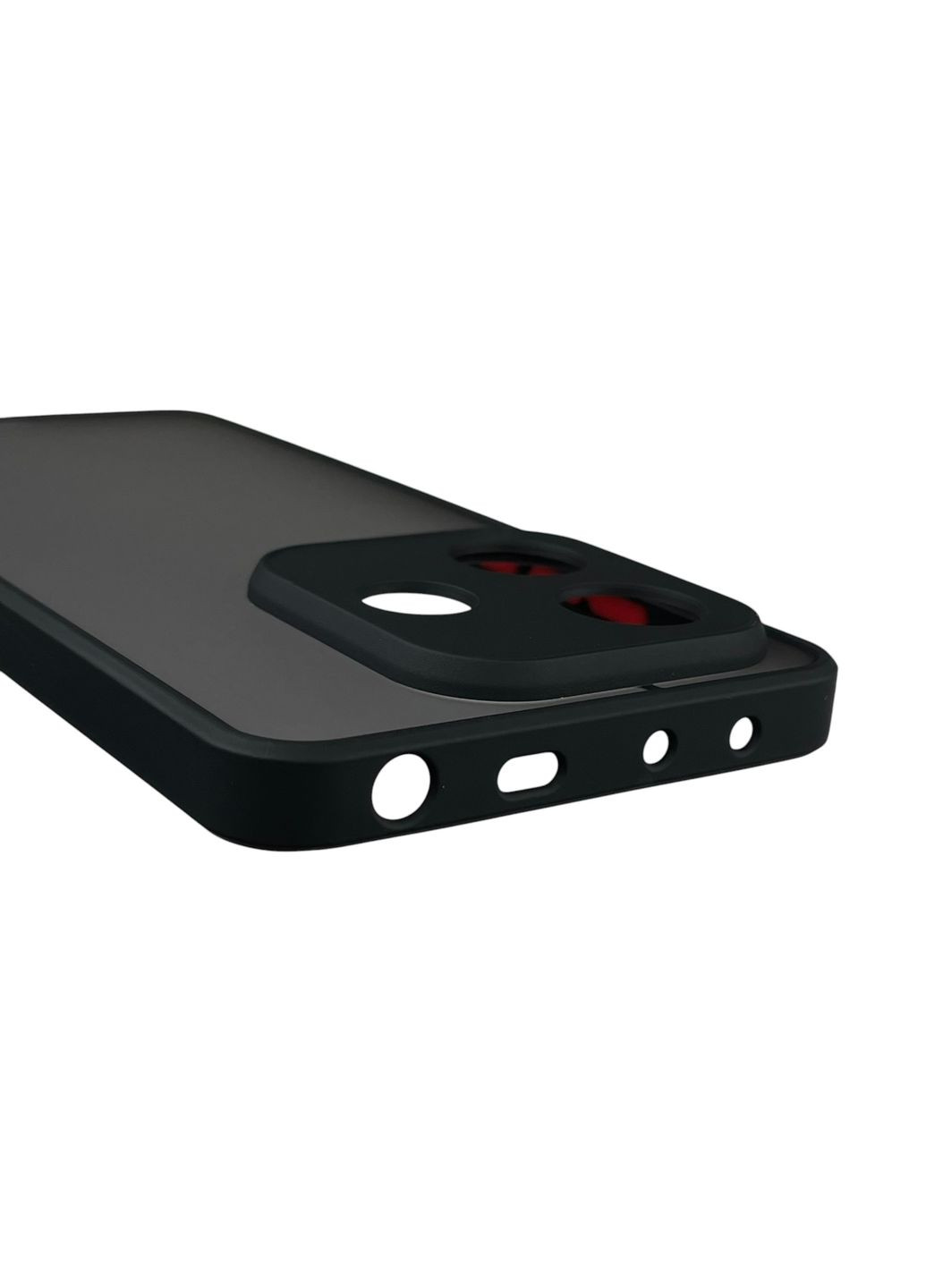 Чехол для Redmi Note 14 5G матовый с высокими бортами с защитой камеры на сяоми редми нот 14 5г чёрный Xiaomi (366023497)