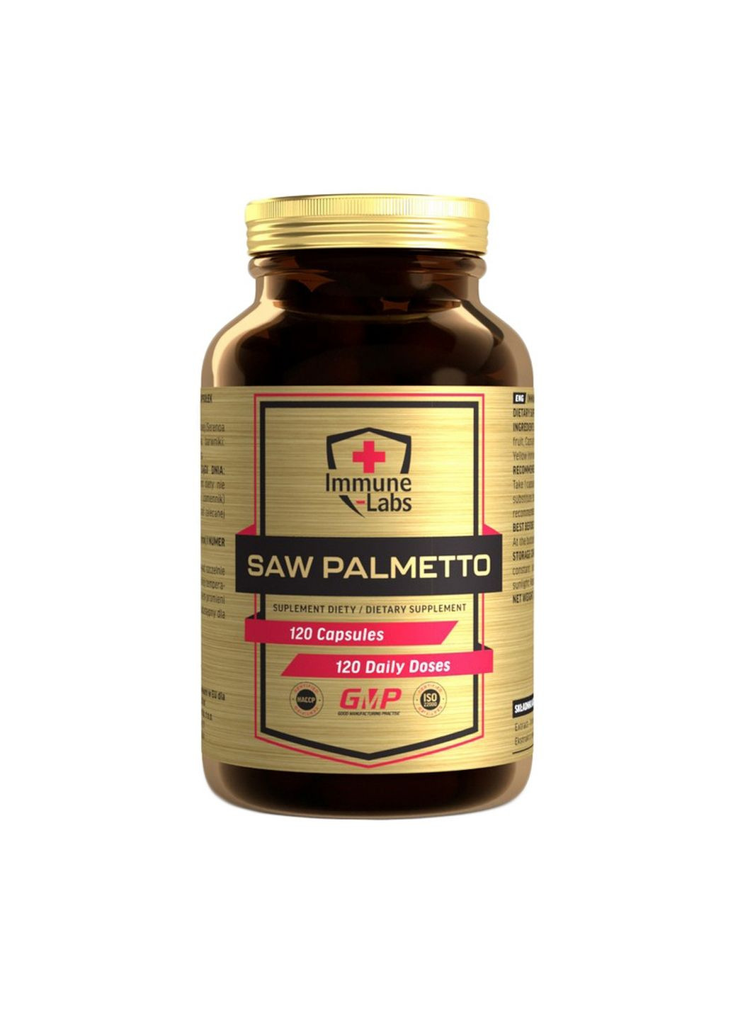 Натуральна добавка Saw Palmetto, 120 капсул Immune Labs (293483488)