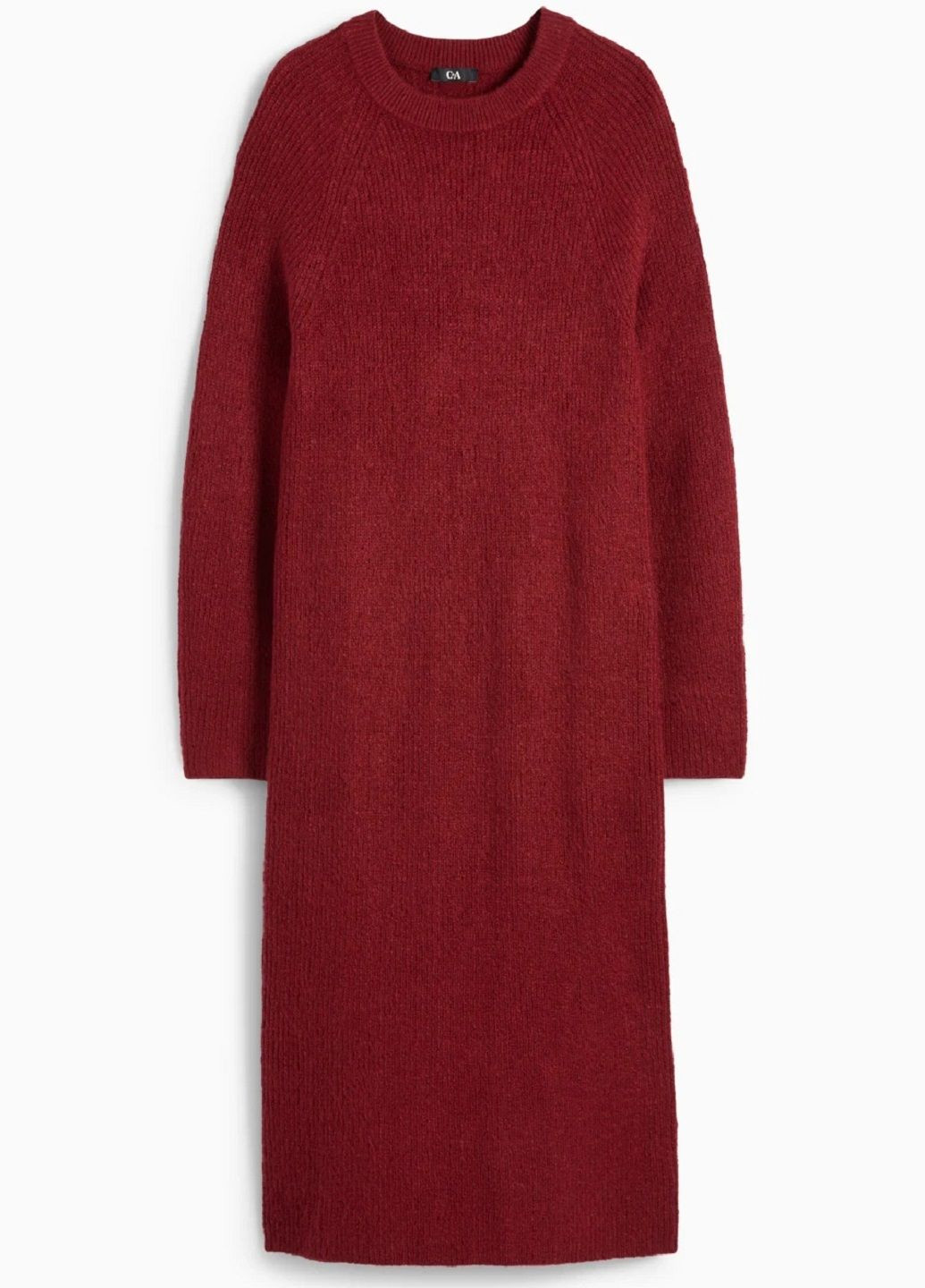 Темно-червона сукня C&A однотонна