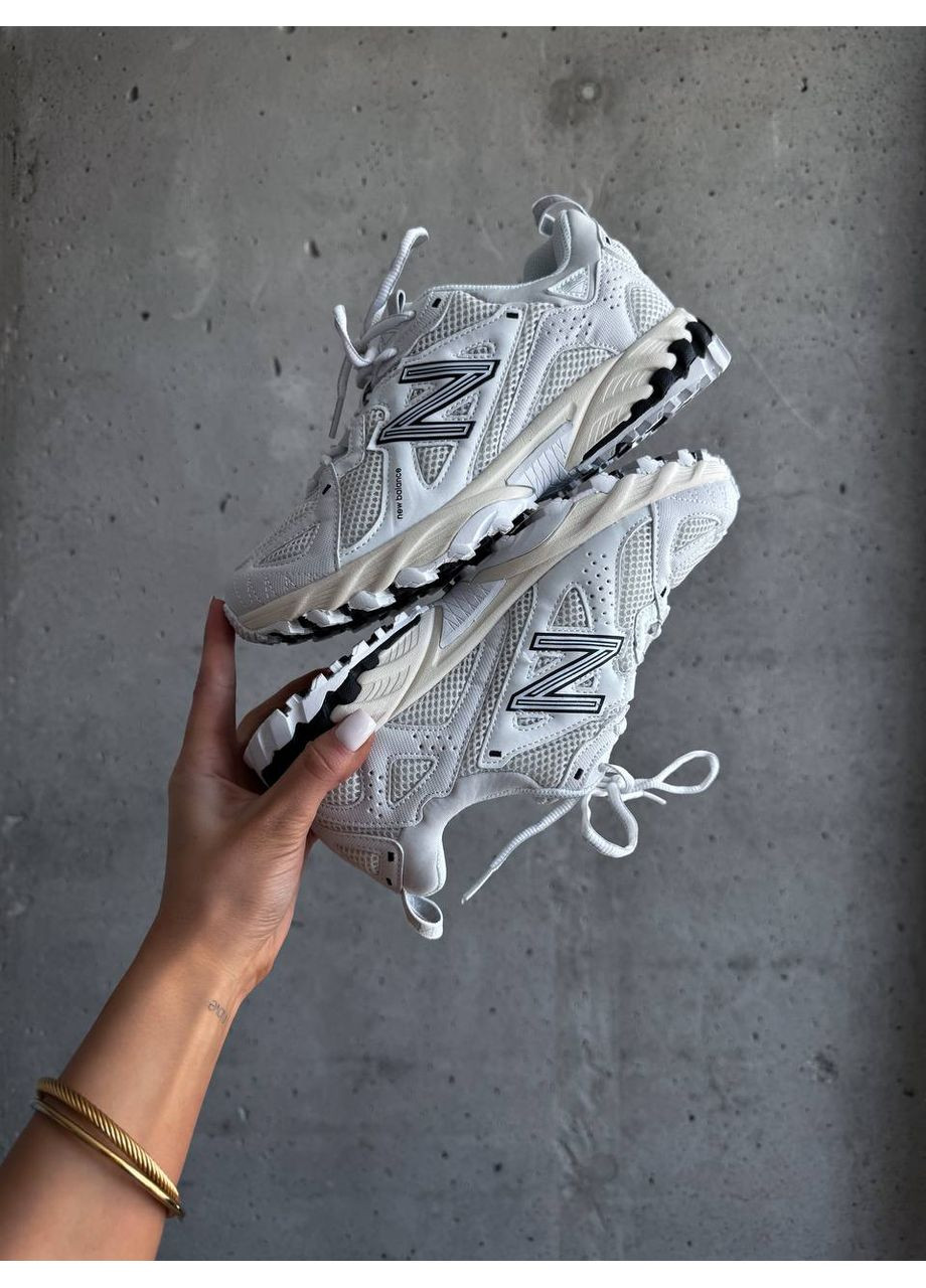 Білі Осінні кросівки new balance 610 nimbus cloud white black ml610tba No Brand