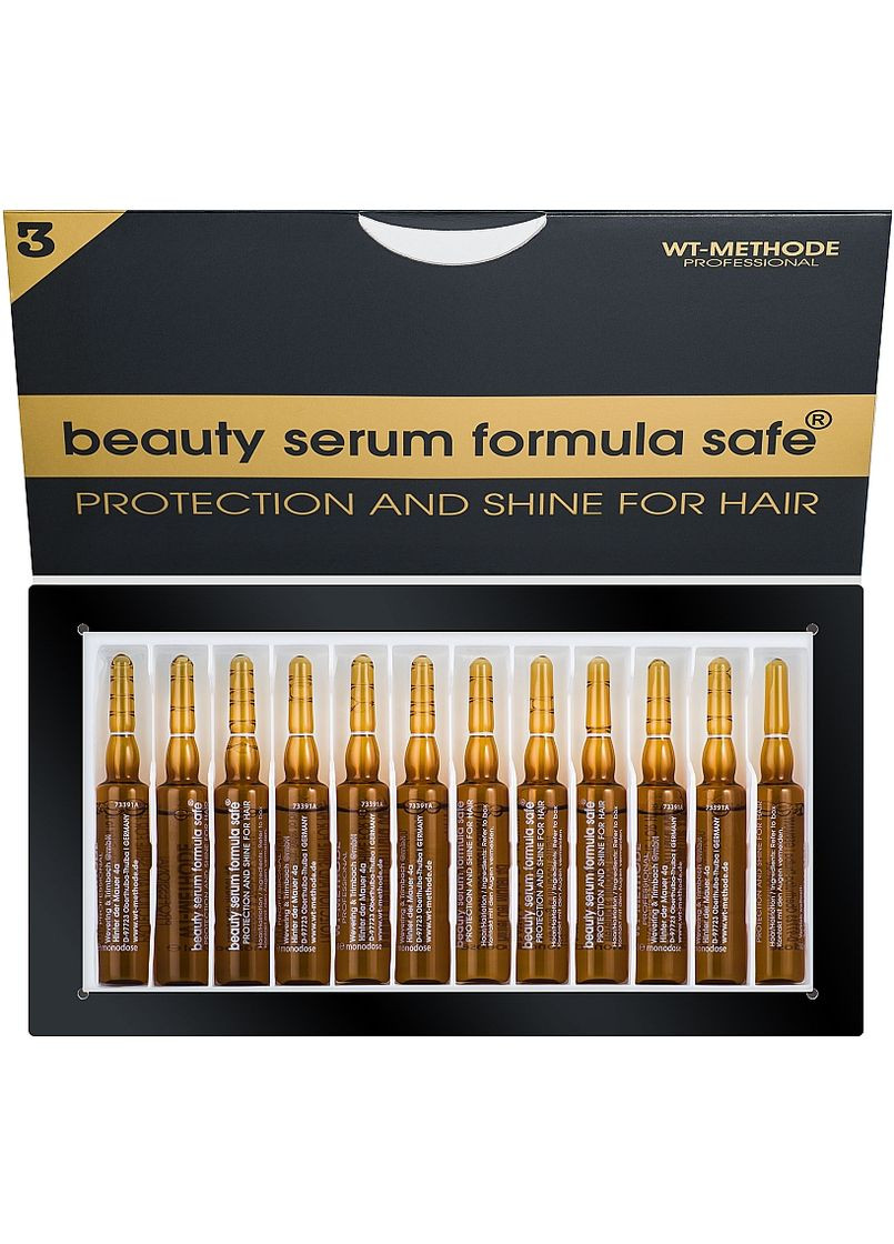 Сироватка для захисту та блиску волосся Beauty Serum Formula Safe 12x10ml (96206-63570) Placen Formula (368668062)