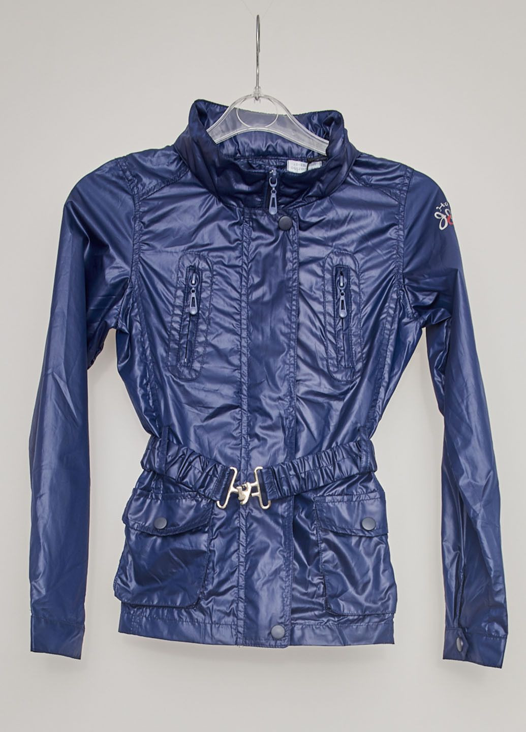 Темно-синя демісезонна вітровка Mandarino