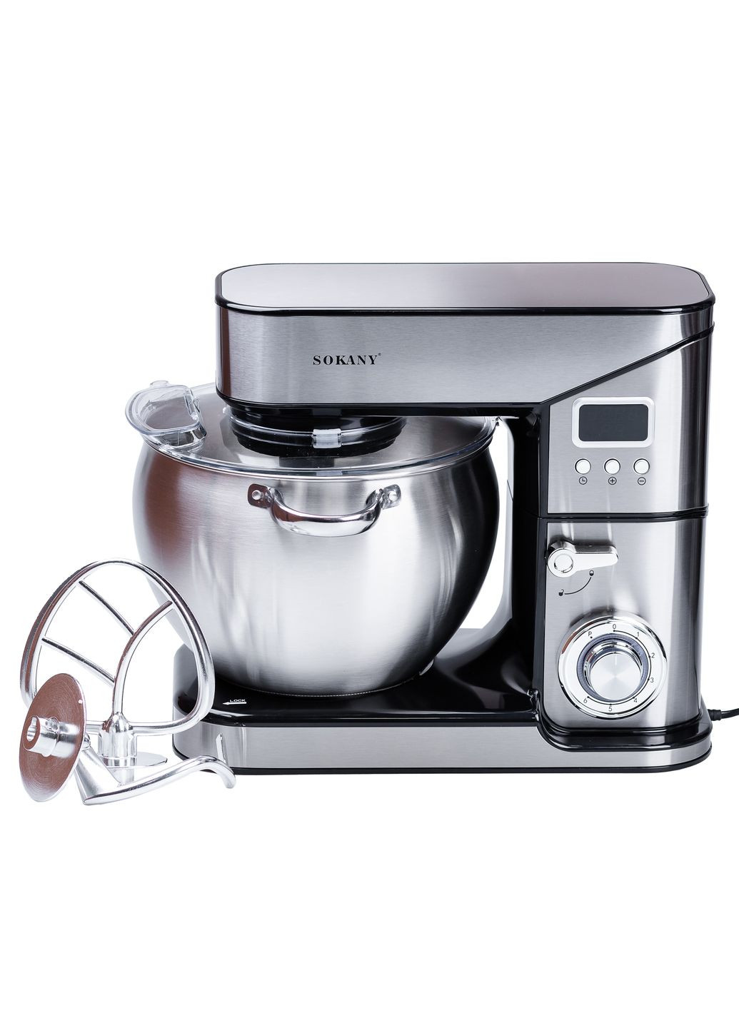 Миксер планетарный SC-623E с чашей из нержавеющей стали на 10 л. Sokany (361678139)