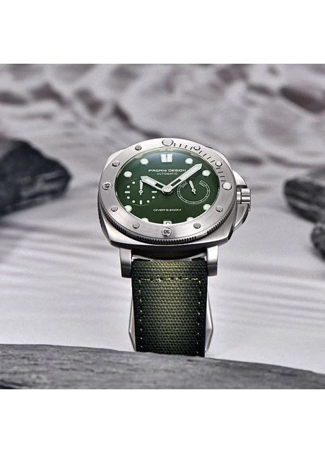 PD-1767 Silver-Green Pagani Design (342119352)