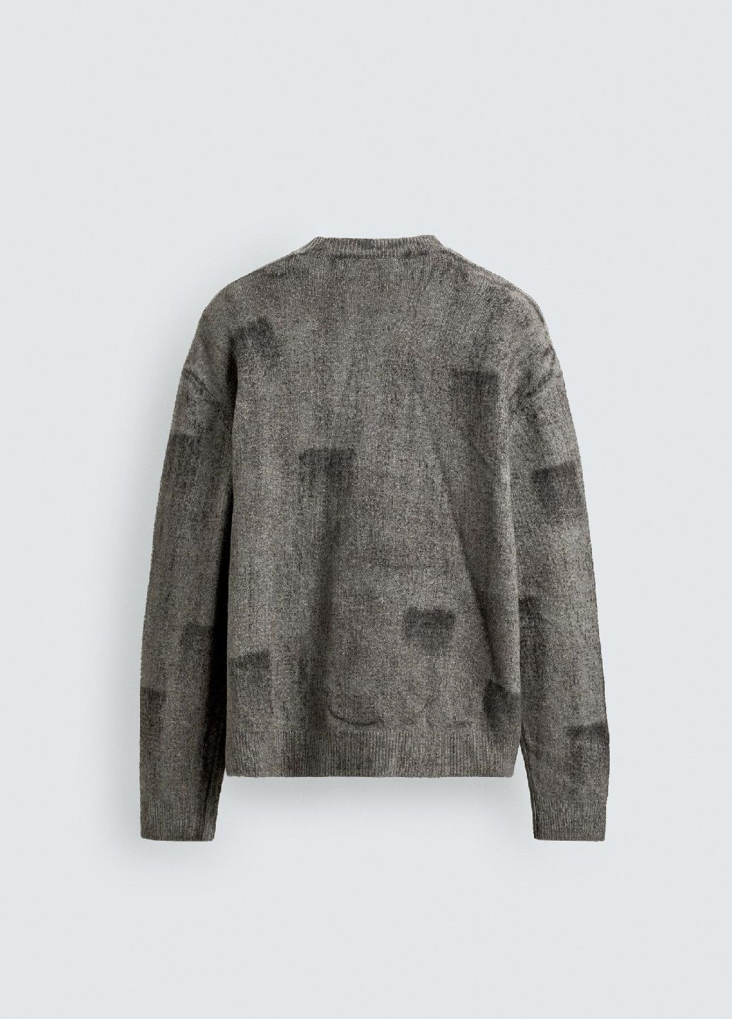 Серый зимний свитер Zara