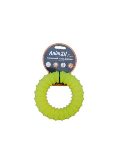 Игрушка Fun 88151 кольцо с шипами Фан, желтый, 12 см AnimAll (278309092)