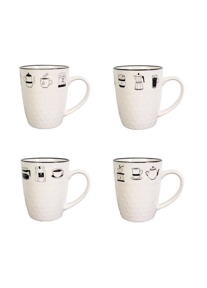 Кухоль Чорно-білі напої VT-C-205380 380 мл Vittora (324268243)