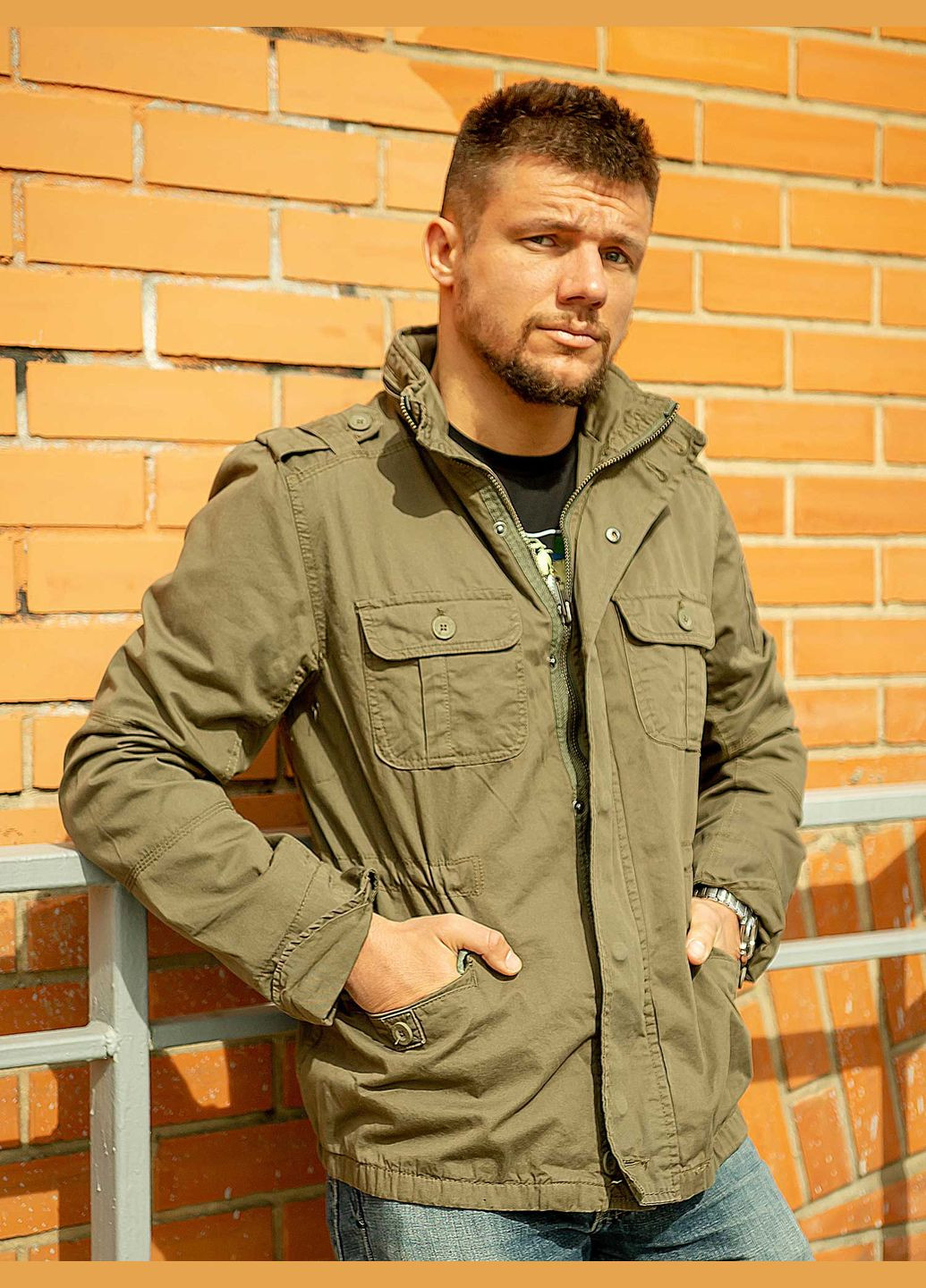 Куртка вінтажна SURPLUS DELTA BRITANNIA Olive No Brand (315836177)