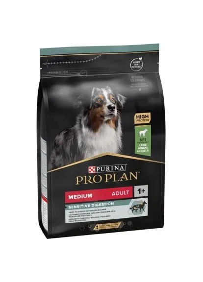 Сухий корм для собак Medium з чутливим травленням (ягня) 3 кг (7613035214798) Purina Medium з чутливим травленням (ягня) 3 кг (396813521)