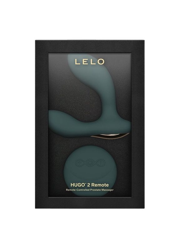 Массажер простаты Hugo 2 Remote Green, 2 мотора, очень мощный, пульт ДУ - CherryLove Lelo (339868510)