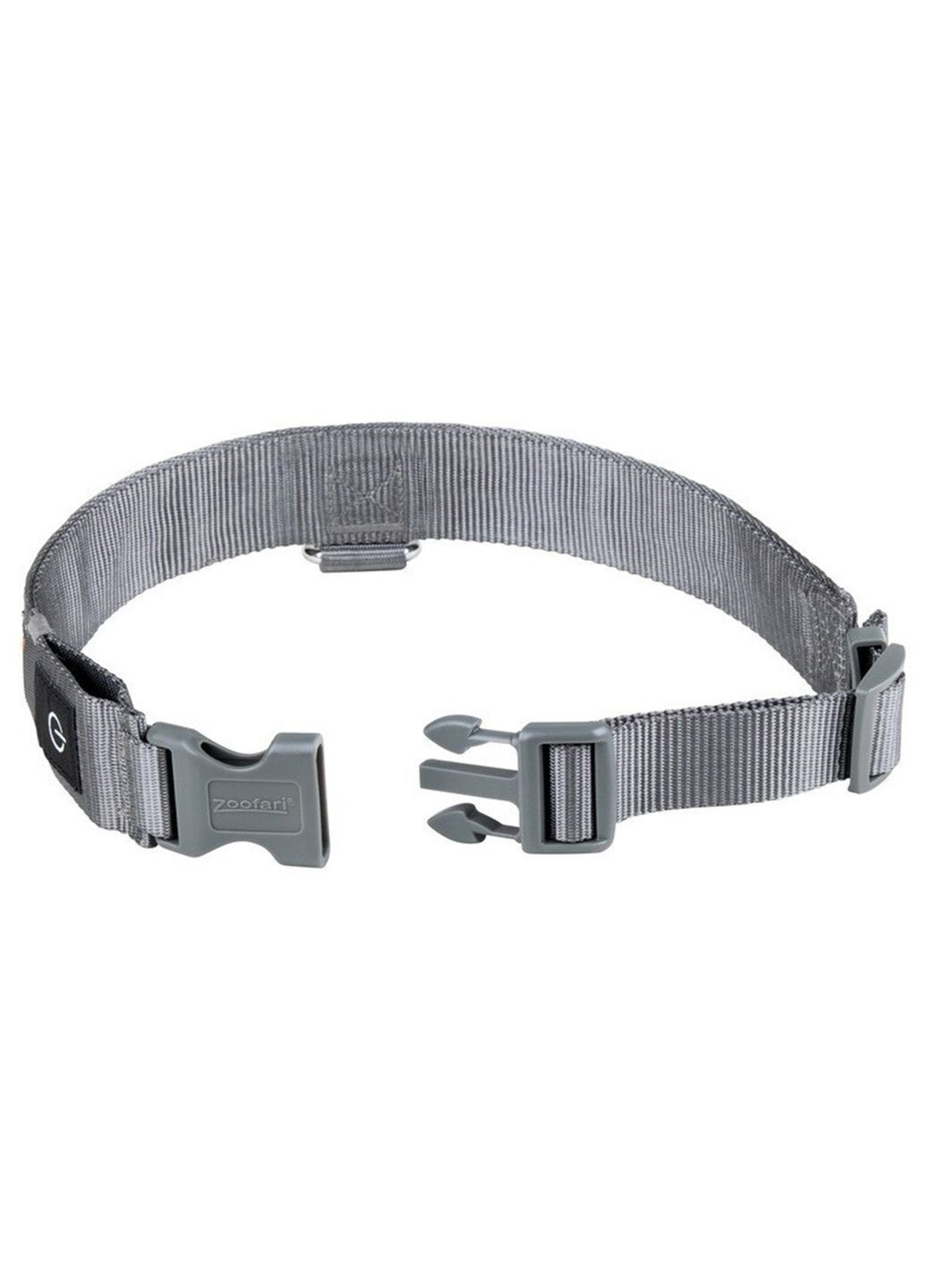 Светодиодный ошейник для собак LED, регулируемый, оранжевый, размер L (60–70 см), USB зарядка Zoofari (369667767)