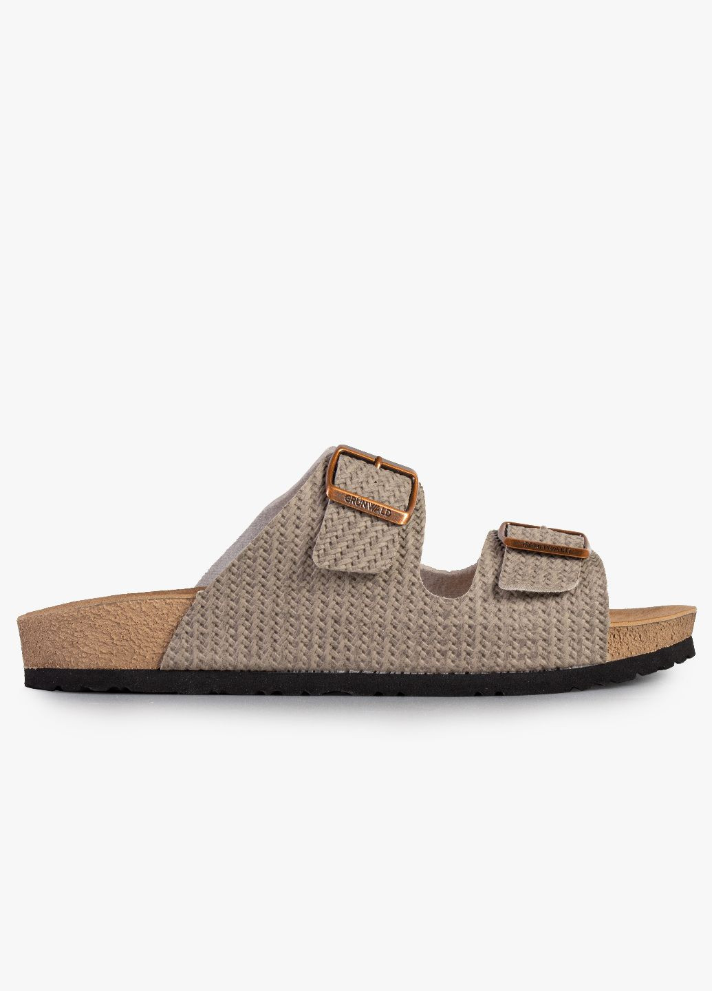 Серые повседневные шлепанцы и сабо мужские бренда 9301387_(1) Grunwald