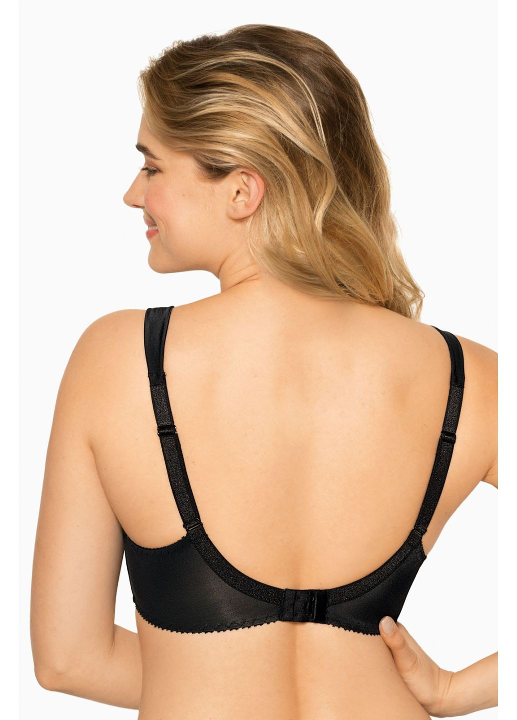 Чорний жіночий бюстгальтер Gaia з кісточками поліамід
