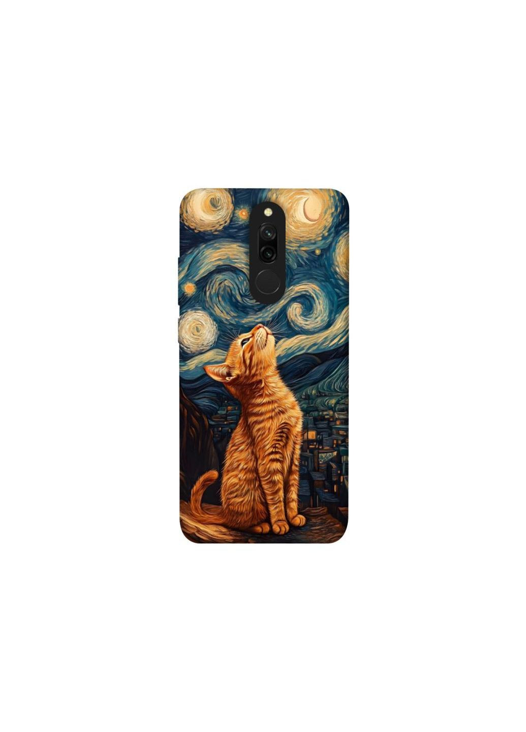 Чехол на Xiaomi Redmi 8 van gogh cat Frontalka (349833629)