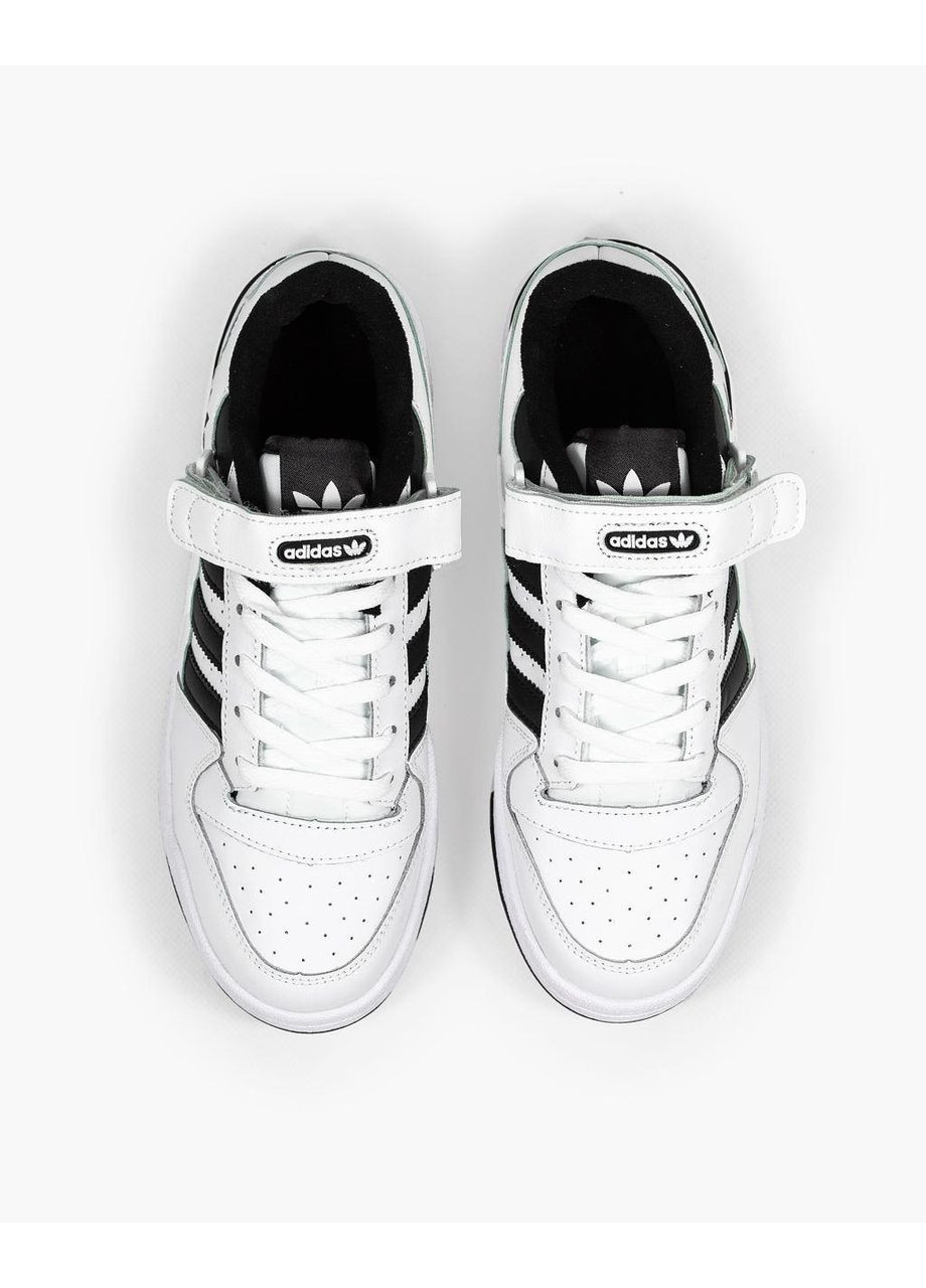 КРОСІВКИ ЖІНОЧІ ADIDAS FORUM BLACK WHITE V2 АДІДАС ФОРУМ No Brand чорні демісезони (368855040)